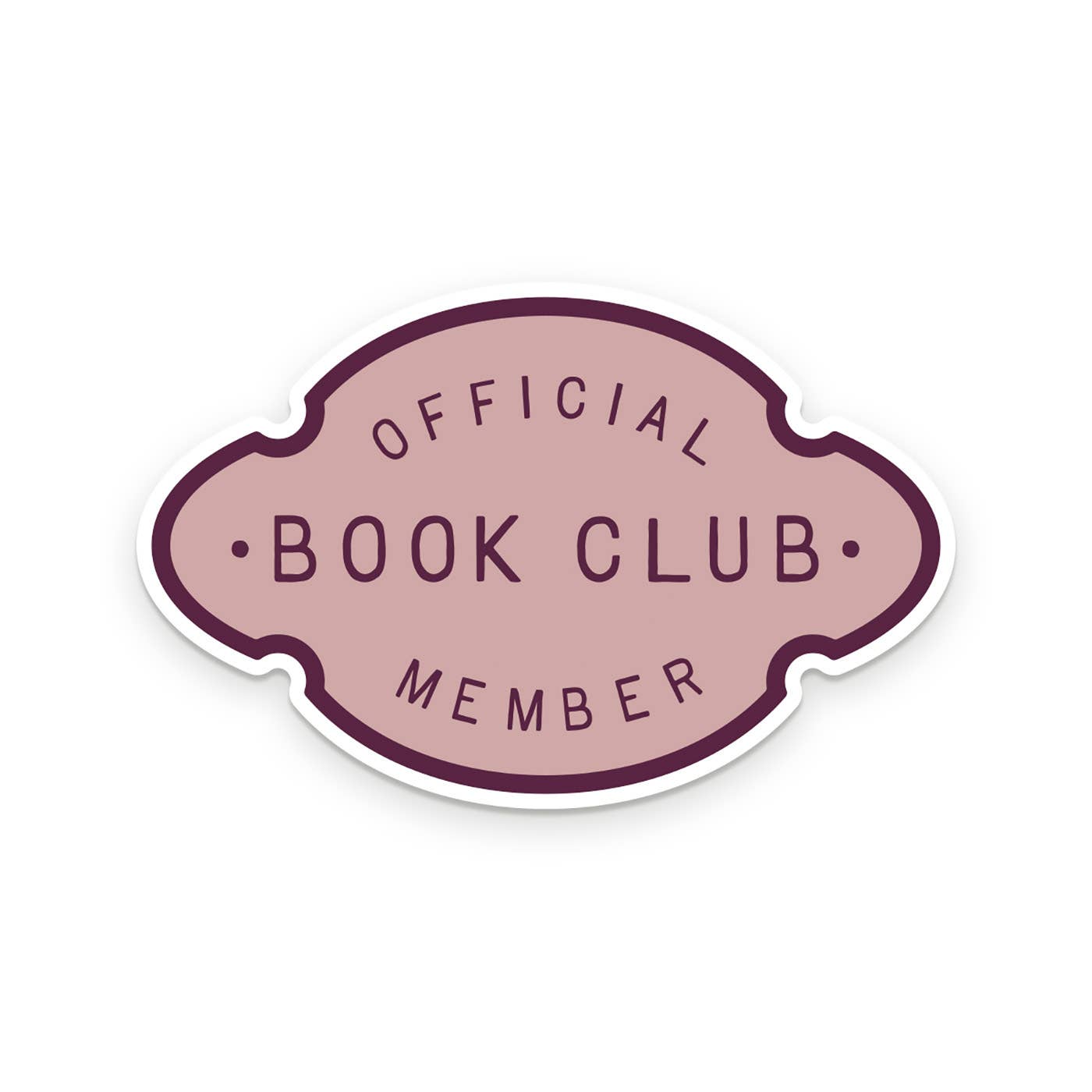 Official Book Club Member Sticker