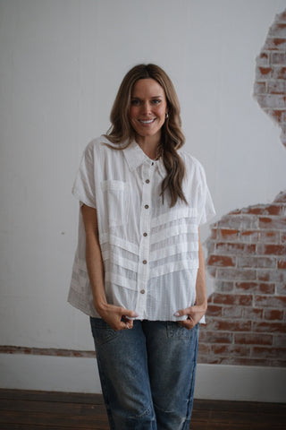 Corrine Button Down Blouse