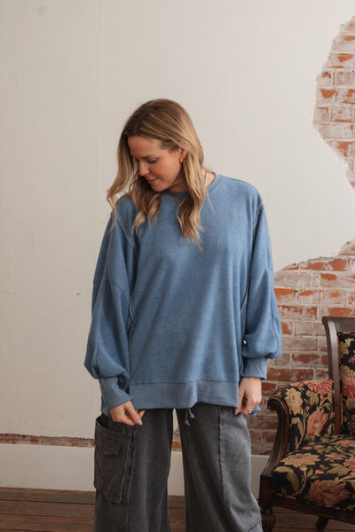 Camden Oversized Fleece Sweatshirt