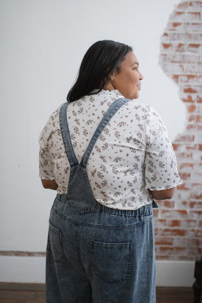 Romie Denim Tie Overalls