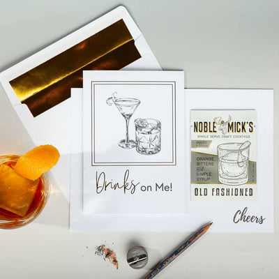 Noble Micks Card + Cocktail | Drinks on Me