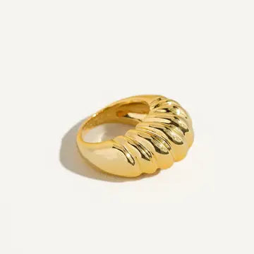 Nalani Non-Tarnish Croissant Ring