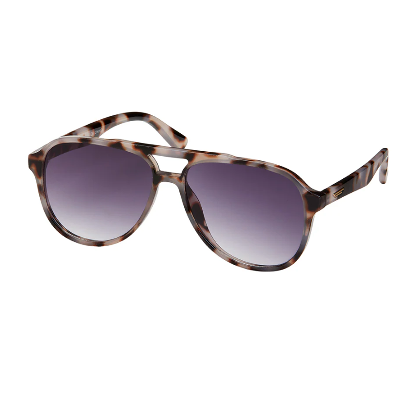 Blue Gem | Stella Large Aviator Sunglasses