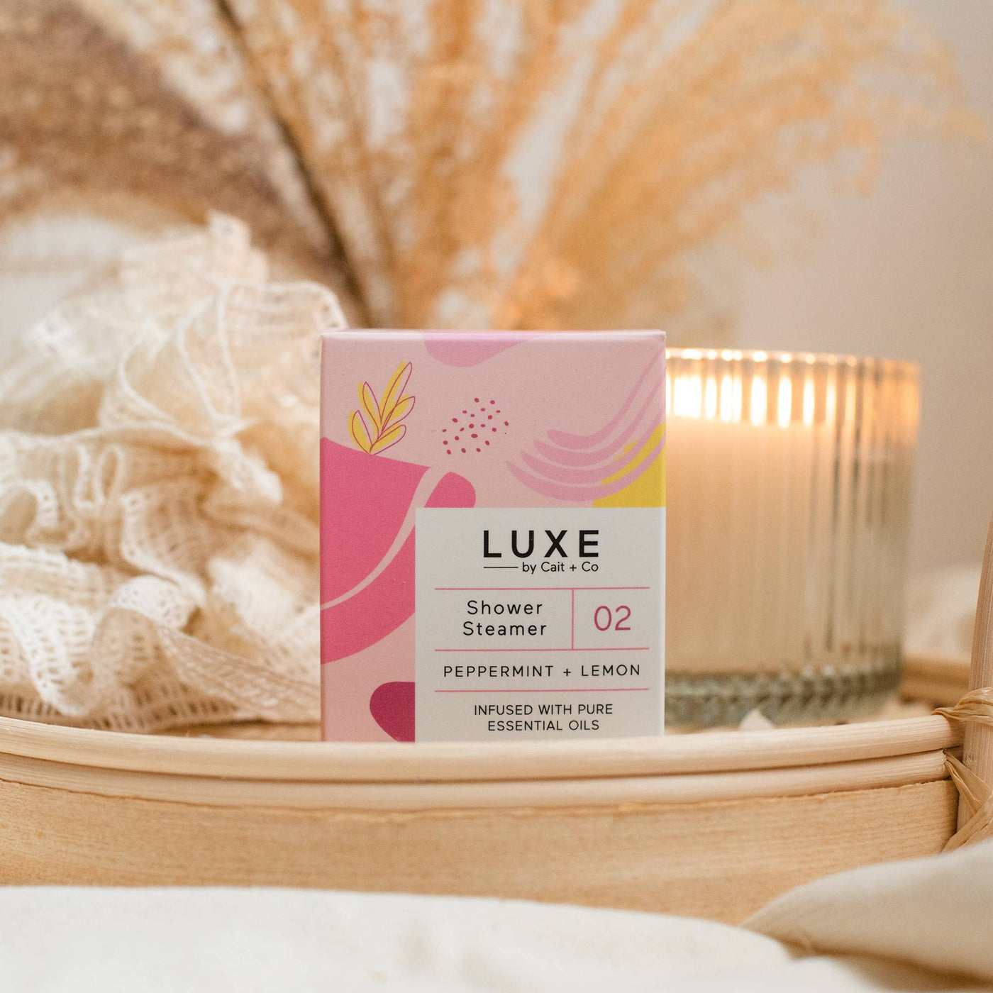 Luxe Peppermint + Lemon Shower Steamer