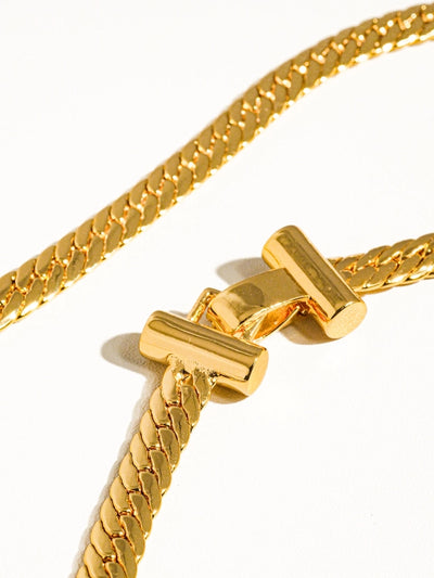 Savannah Non-Tarnish T-Clasp Chain Necklace