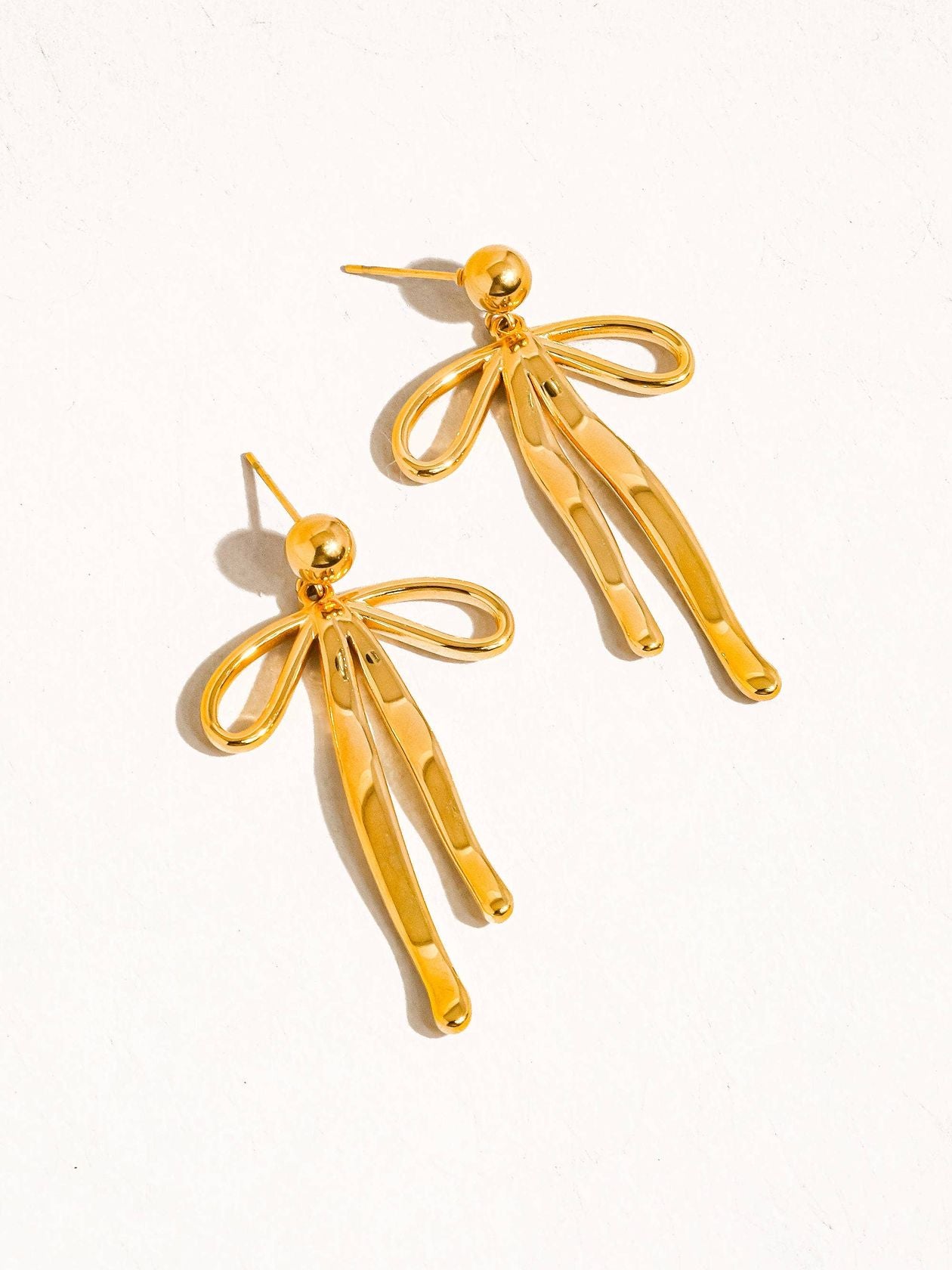 Oliver Non-Tarnish Bow Dangle Earring