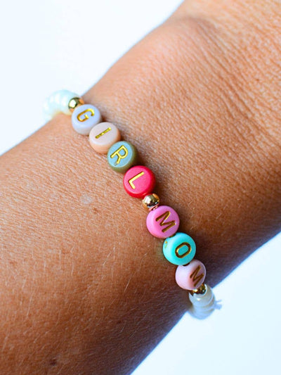 Girl Mom Stretch Bracelet