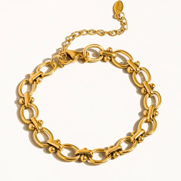 Dawson Non-Tarnish Braided Chain Bracelet