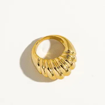 Nalani Non-Tarnish Croissant Ring