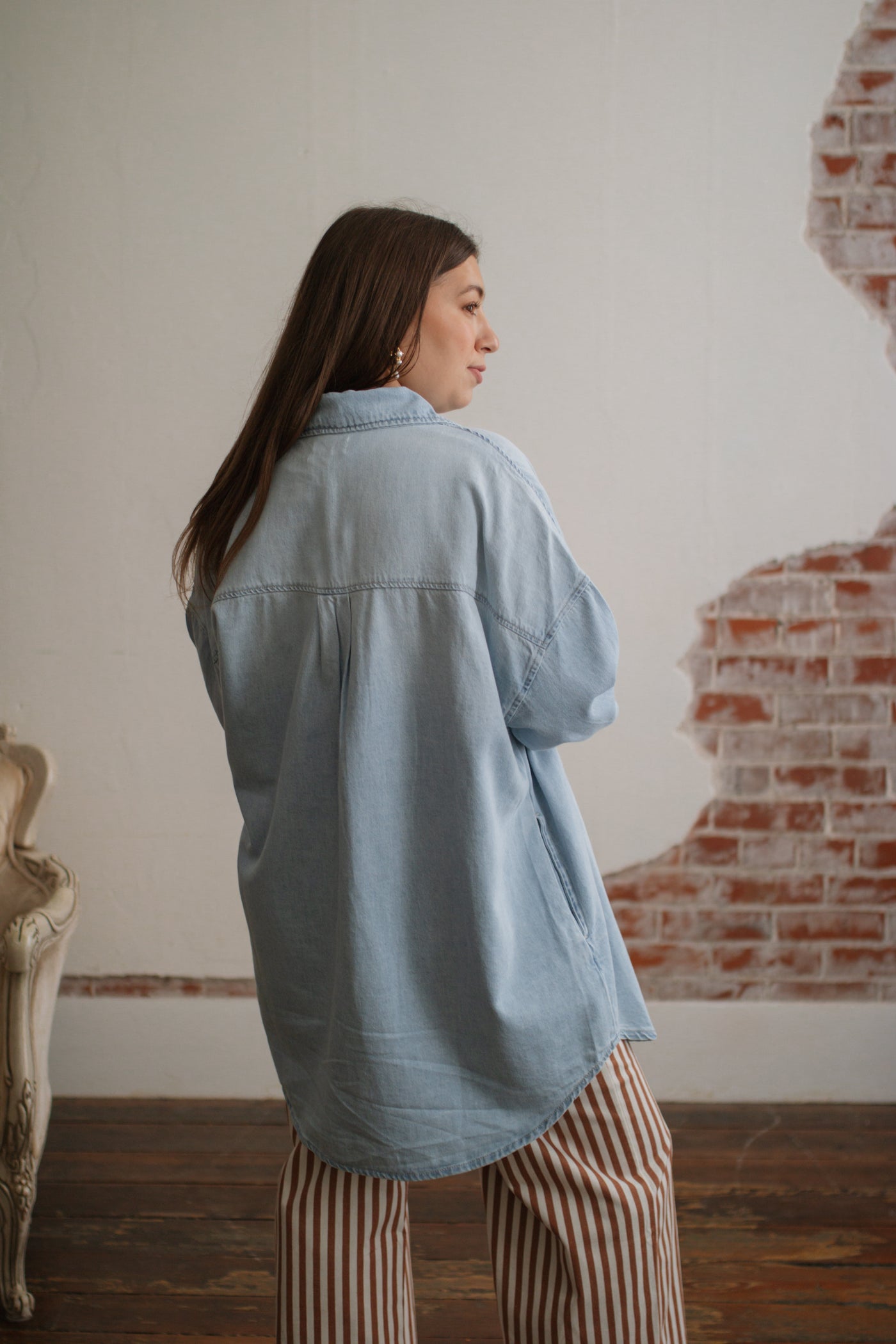 Remi Oversized Denim Shirt Jacket