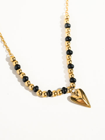 Sibyl Non-Tarnish Petite Heart Necklace