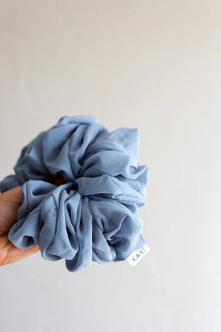 KAXI Jumbo Scrunchie | Dusty Blue