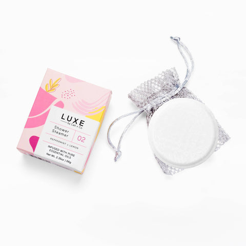 Luxe Peppermint + Lemon Shower Steamer