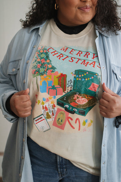 Vintage Christmas Graphic Tee