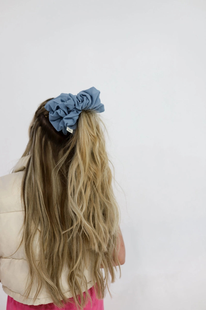 KAXI Jumbo Scrunchie | Dusty Blue