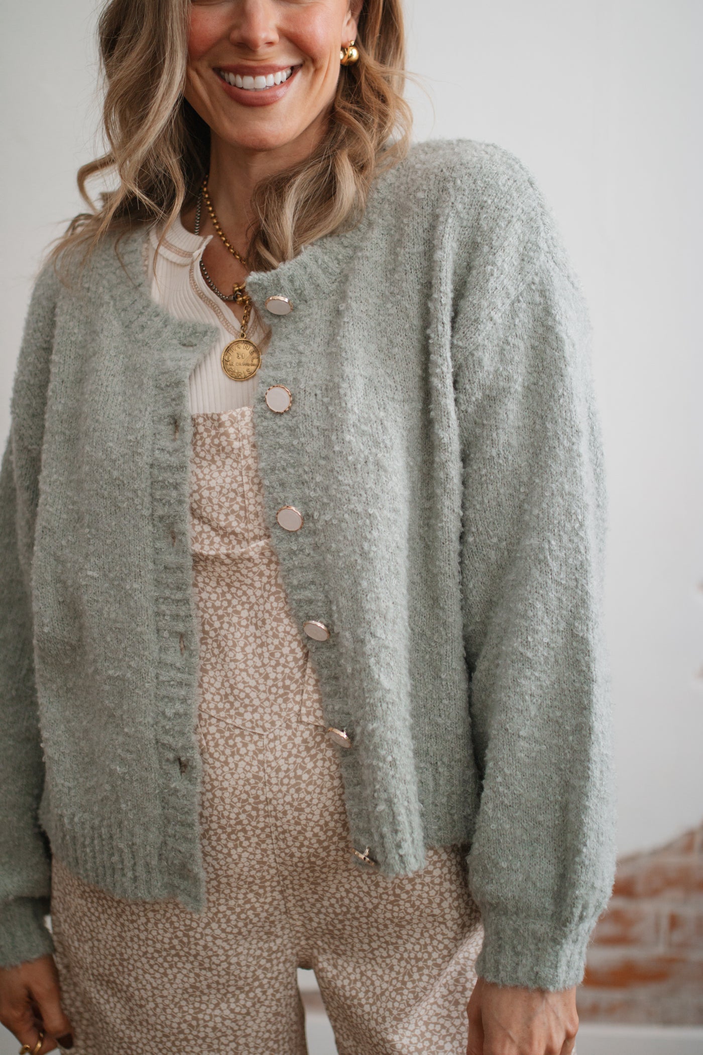 Hazel Textured Knit Cardigan