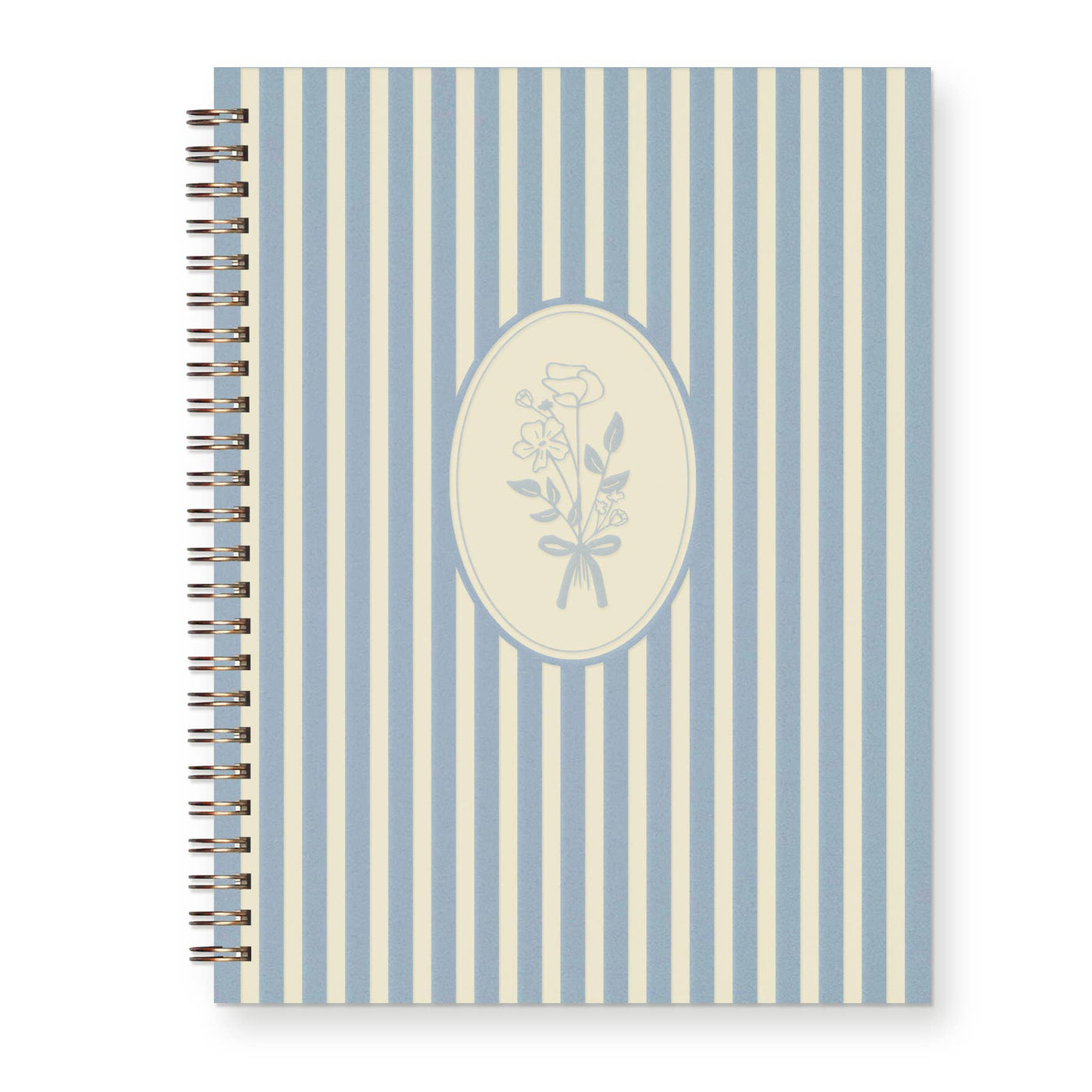 Tied Bouquet Lined Journal | Sky Blue