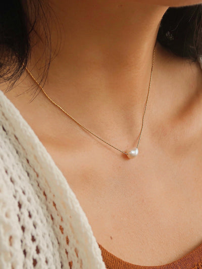 Kinney Non-Tarnish Pearl Necklace