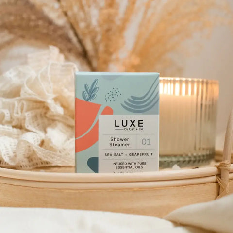 Luxe Sea Salt + Grapefruit Shower Steamer