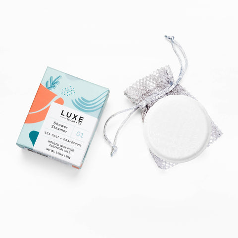 Luxe Sea Salt + Grapefruit Shower Steamer