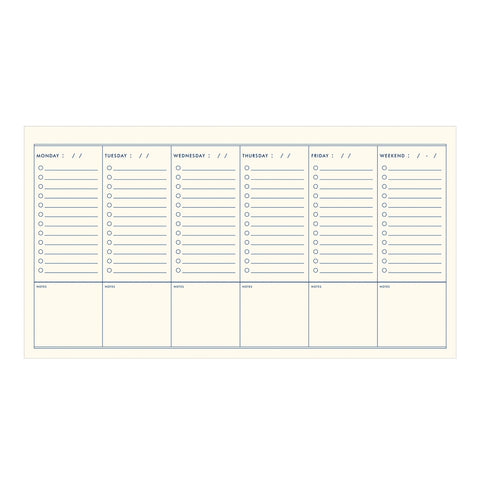 Weekly To Do Checklist Planner