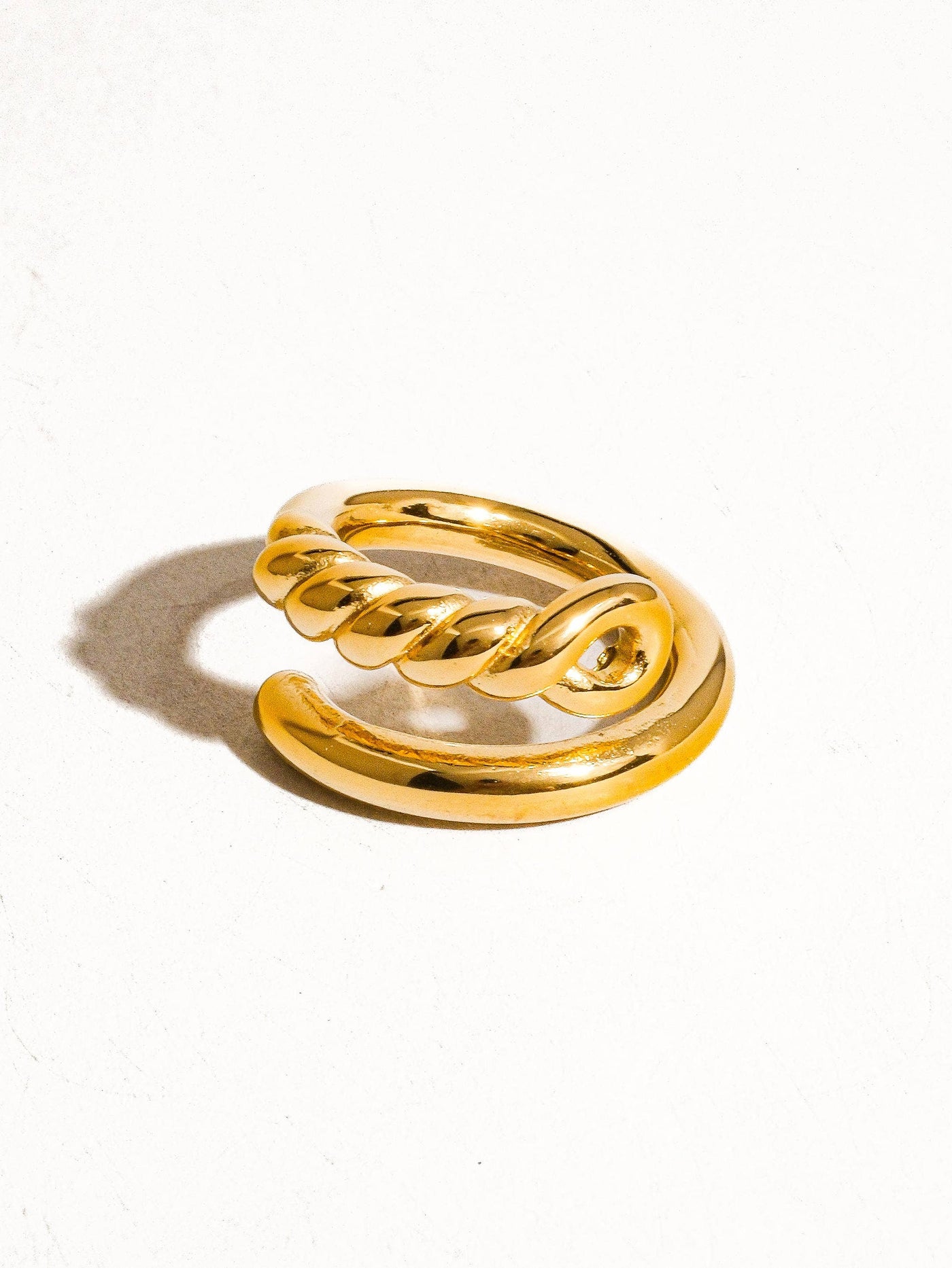 Zendaya 18K Non-Tarnish Braided Ring