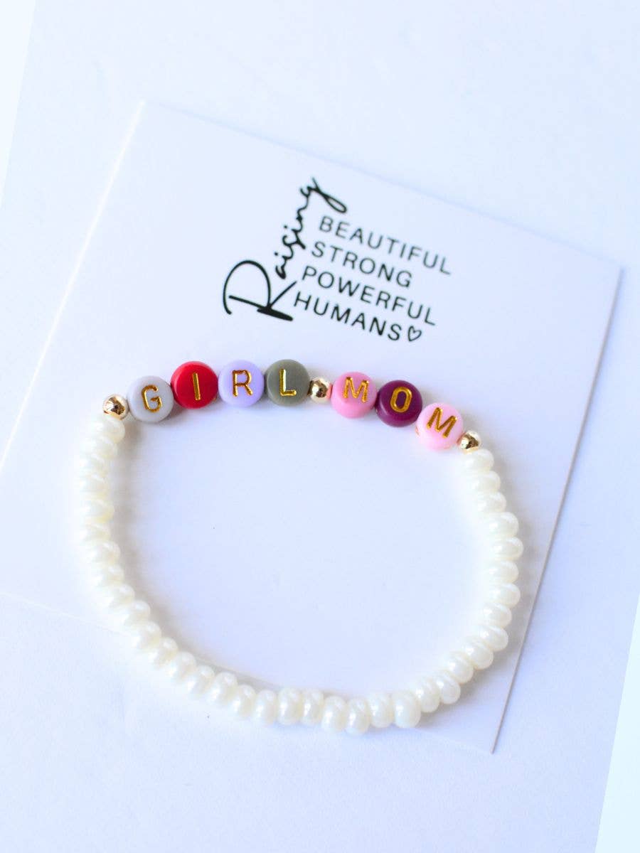 Girl Mom Stretch Bracelet