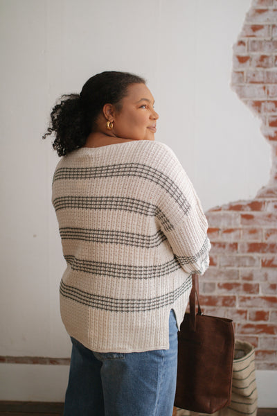 Brenna Knit Striped Sweater