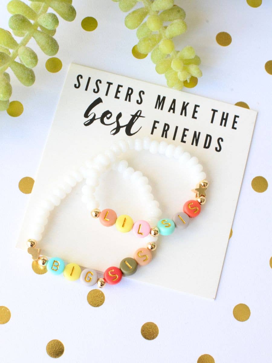 Big Sis + Lil Sis Best Friends Bracelet Set