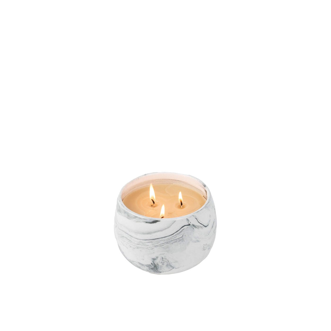 Sweet Grace Marbled Ceramic Candle