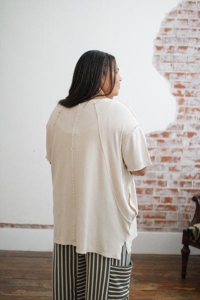 Desiree Relaxed V-Neck Tee