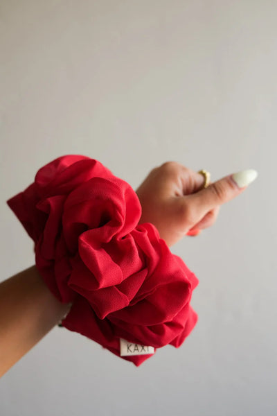 KAXI Jumbo Scrunchie | Red