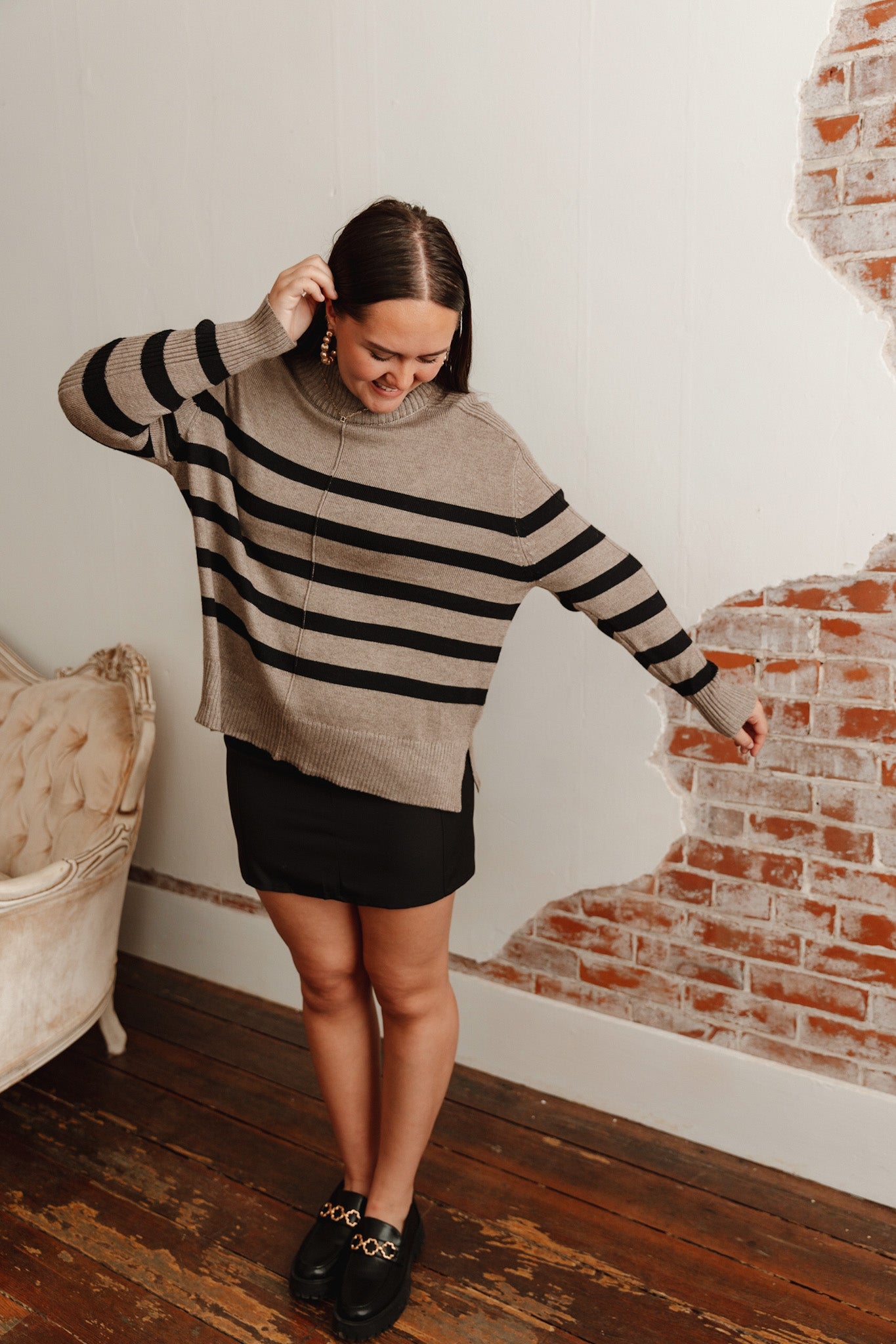 Pure Motivation Striped Sweater