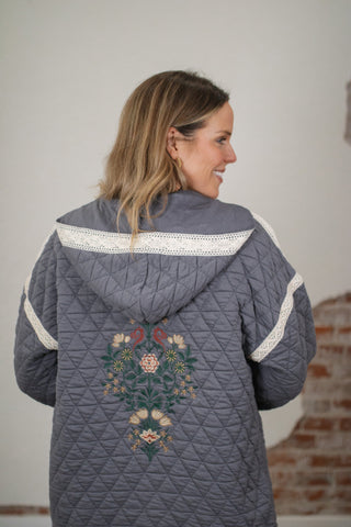 Julian Embroidered Quilted Jacket