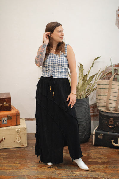 Feeling Feisty Tiered Midi Skirt