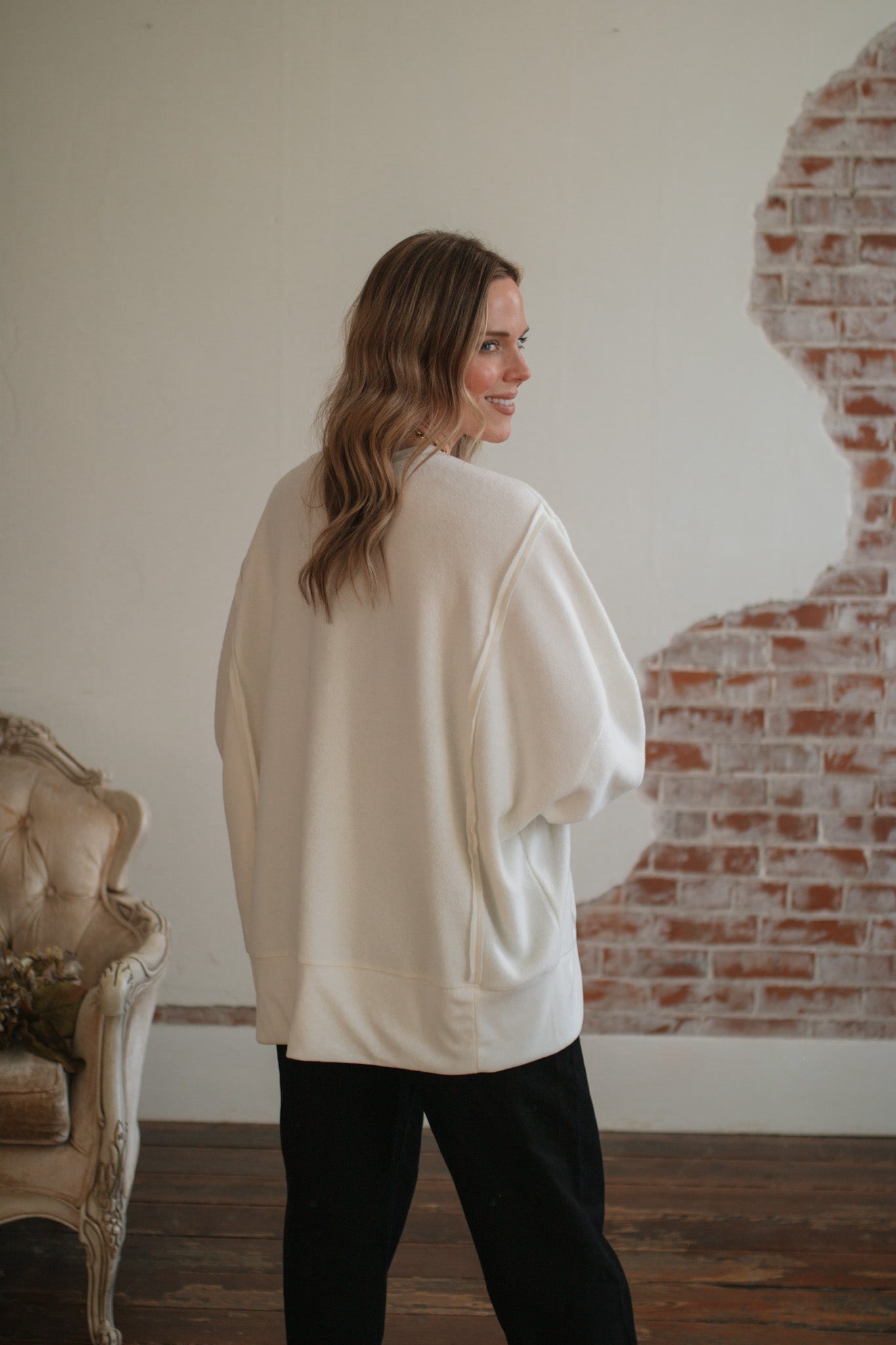 Camden Oversized Fleece Sweatshirt