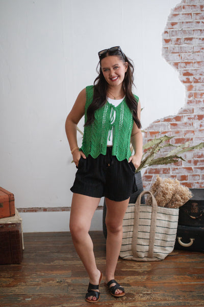 Roxy Smocked Band Flowy Shorts