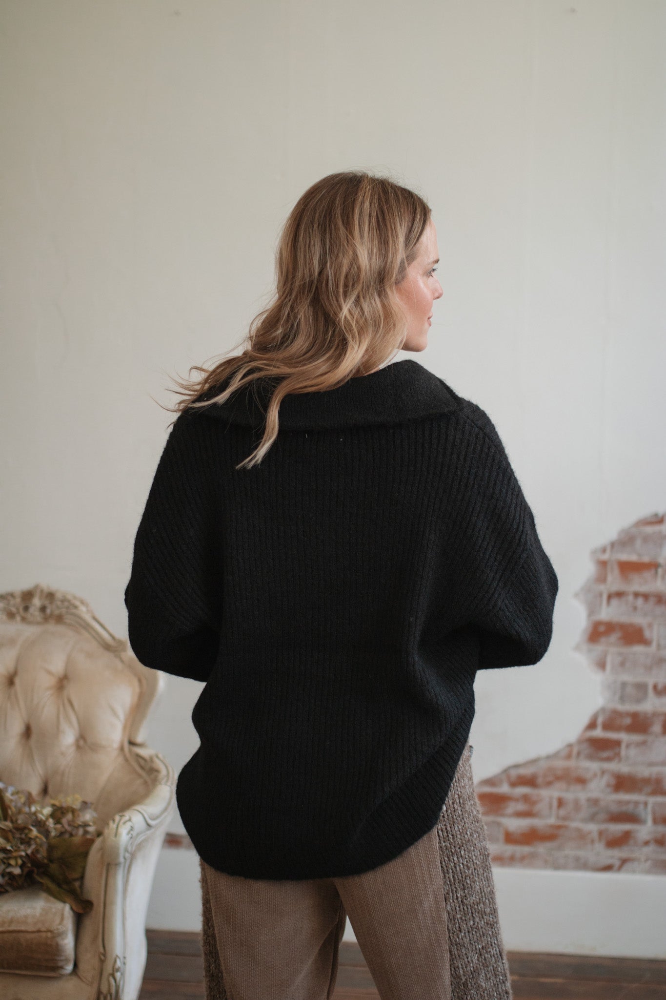 Hailey Quarter Zip Cozy Pullover