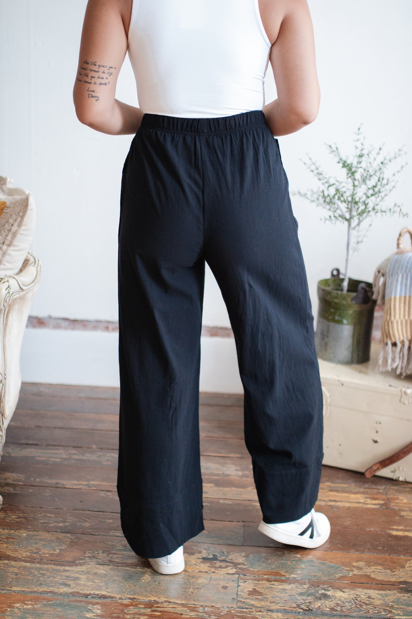 Mabel Wide Leg Linen Pants