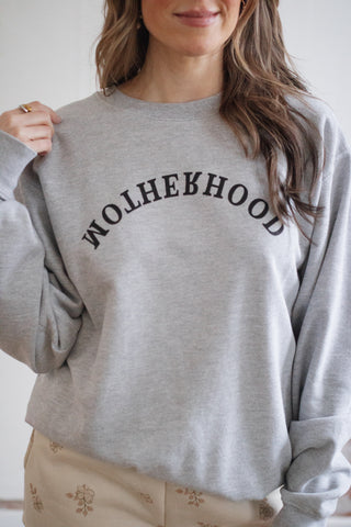 Sarah Motherhood Upside Down Crewneck Sweatshirt