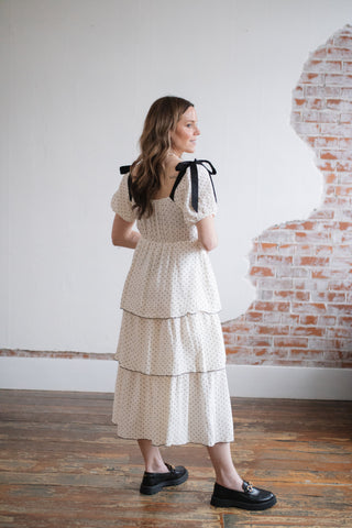 Addie Tiered Ruffle Midi Dress