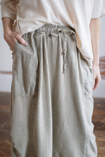 Reagen Mineral Wash Midi Skirt