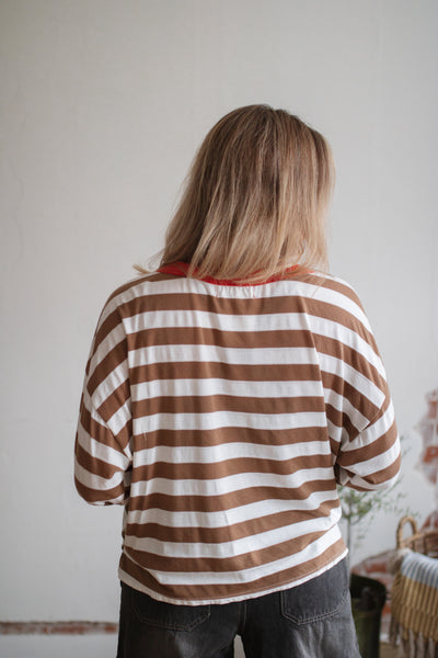 Catherine Classic Striped Crewneck Top