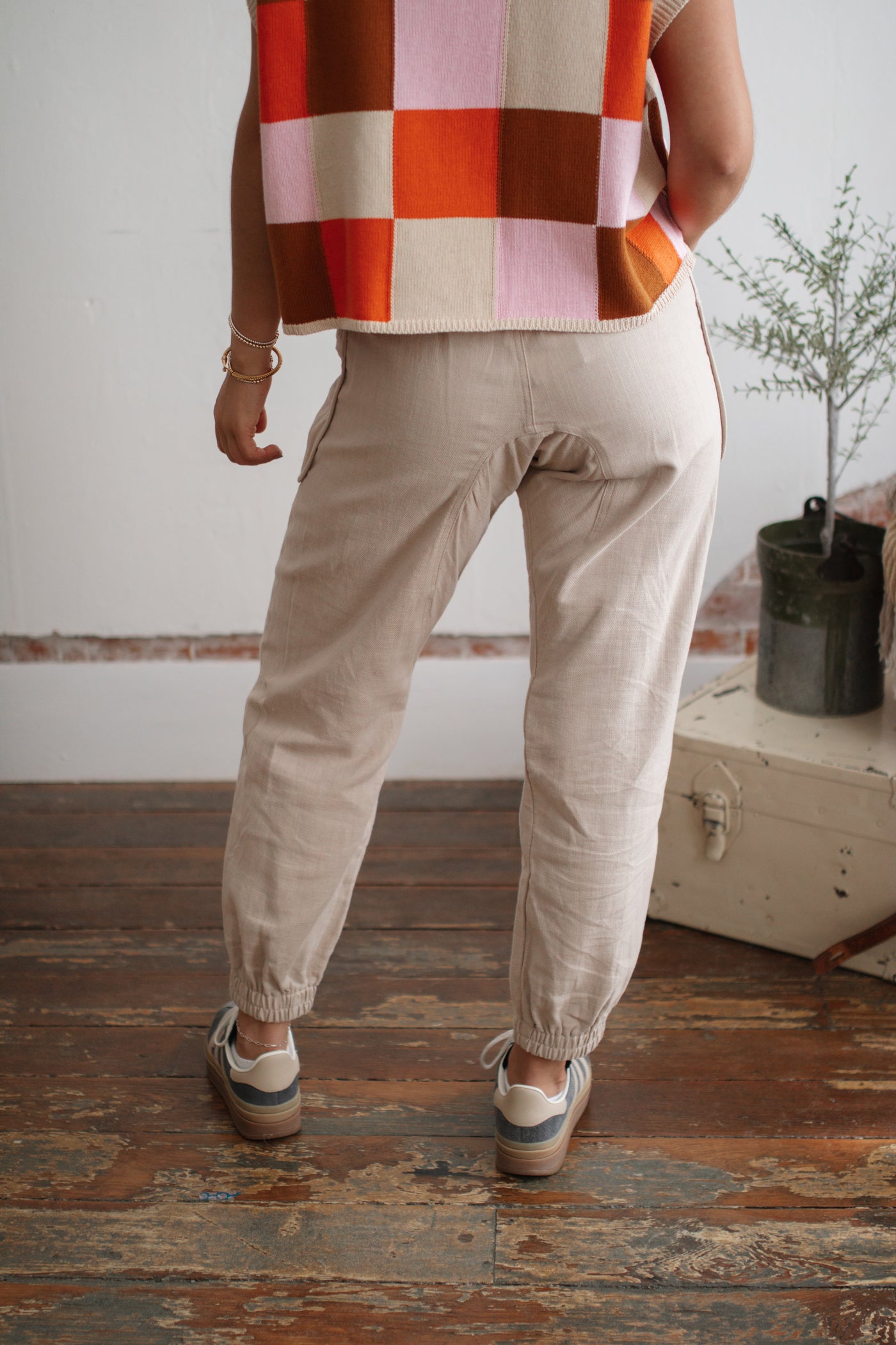 Lauren Tie Waist Jogger Pants