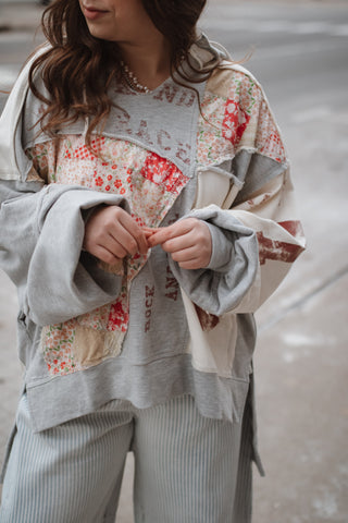 Edie Patchwork Sweatshirt