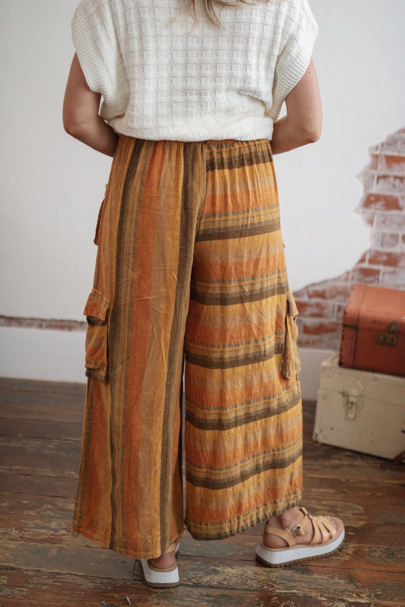 Selma Wide Leg Pocket Pants