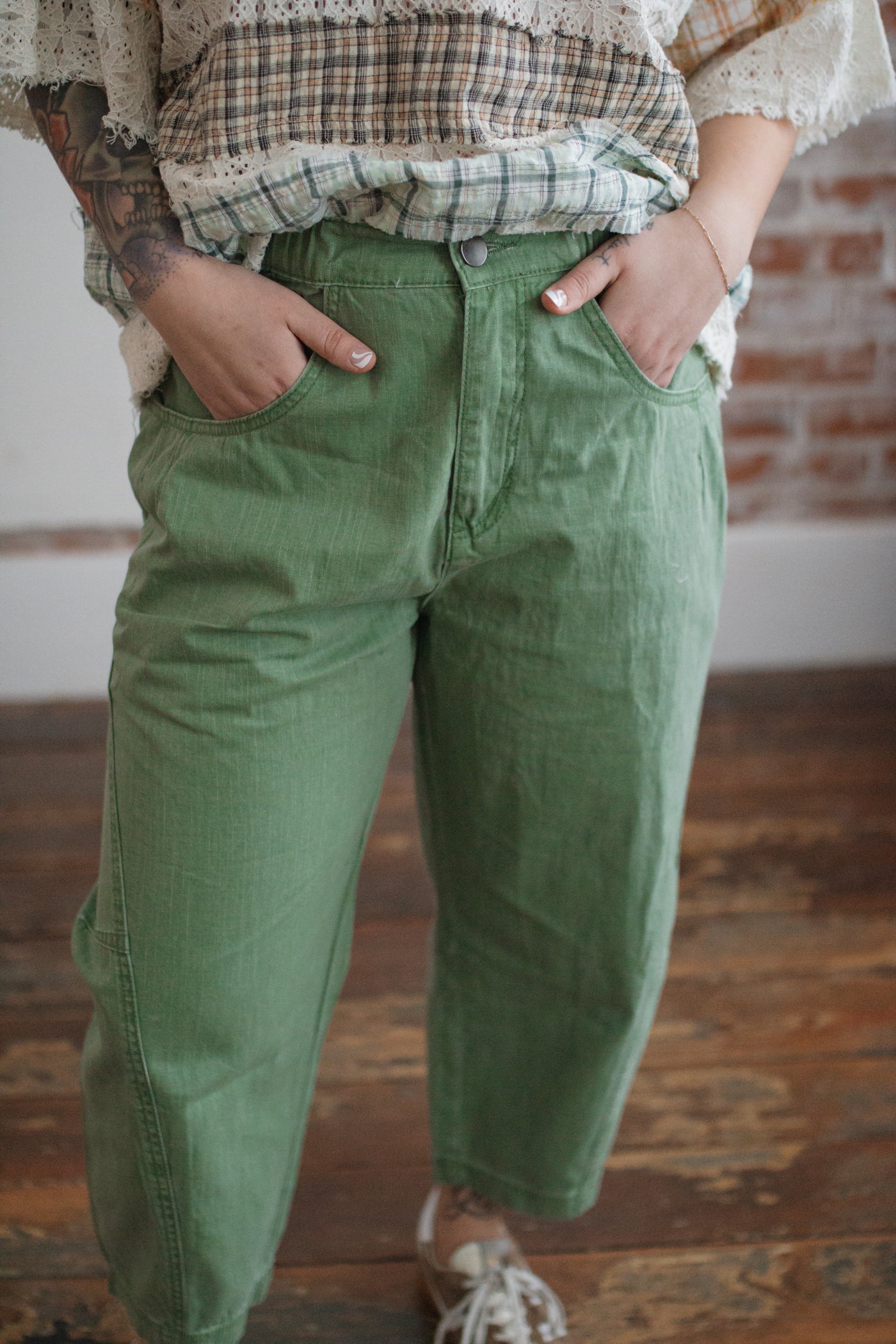 Everly Pull On Barrel Pants