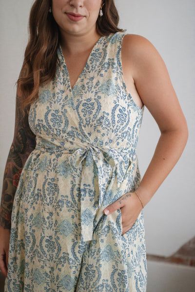 Marion Floral Wrap Midi Dress