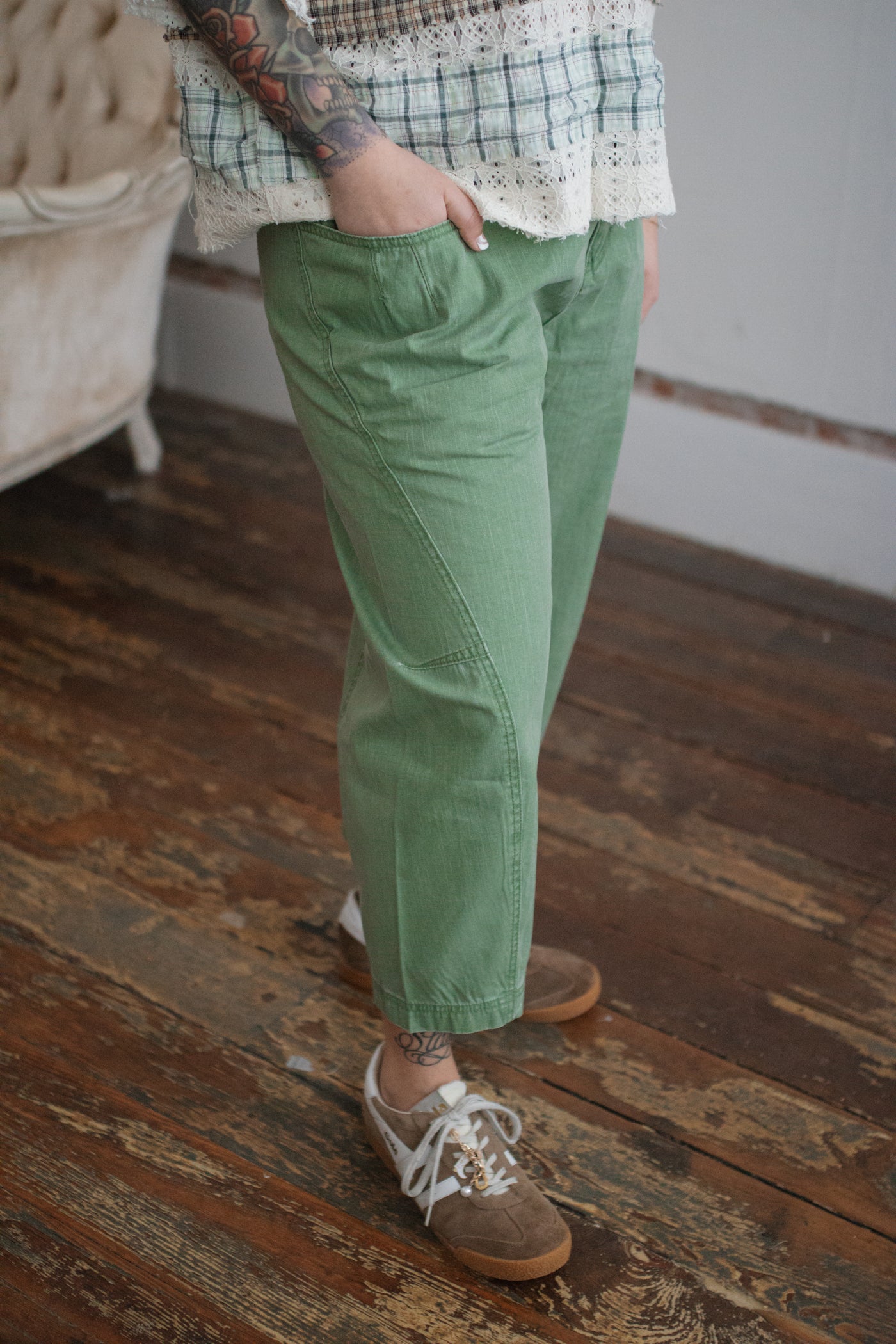 Everly Pull On Barrel Pants