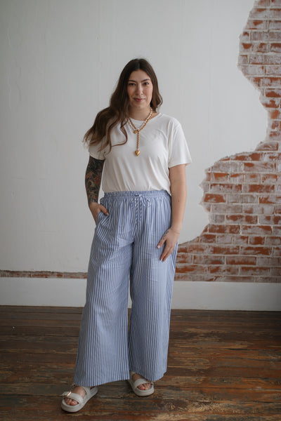 Savannah Wide Leg Boxer Pants